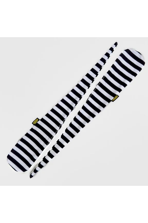 Fabric Sock Poi (Balls Included) (Black/WhiteStripe)