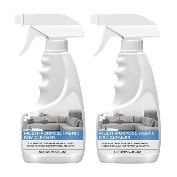 Fabric Sofa Cleaner | Multipurpose Detergent for Cloth, Linen, Velvet Upholstery | Powerful Stain Remover & Odor Eliminator | Safe Non-Toxic Formula | Includes 1 Stain Remover (120ml) & 1 Rag