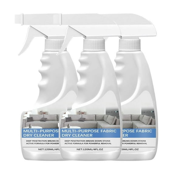 Fabric Sofa Cleaner Stain Remover Spray for Upholstery Furniture Carpet Couch Seats Pet Odor Eliminator Deep Cleaning Solution for Home Use on Cloth Velvet Microfiber Chairs