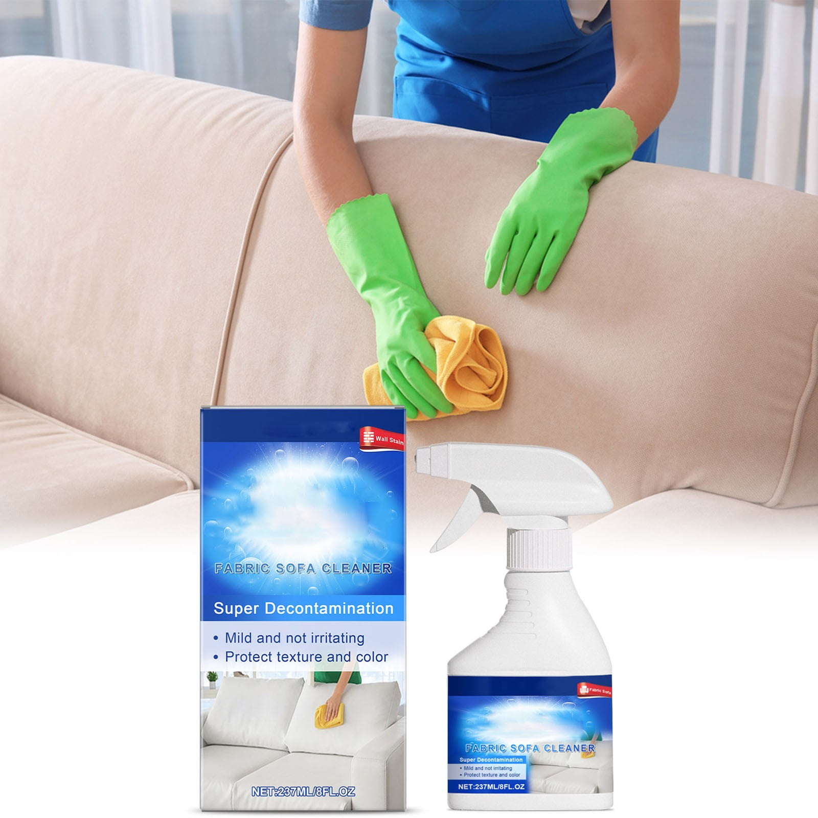 Fabric Sofa Cleaner, Stain Remover for Upholstery, Couch and Furniture ...