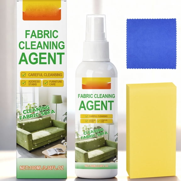 Fabric Sofa Dry Cleaning Agent - Gentle Stain Remover for Upholstered Furniture - Waterless, Versatile Home Care Solution for Easy Maintenance