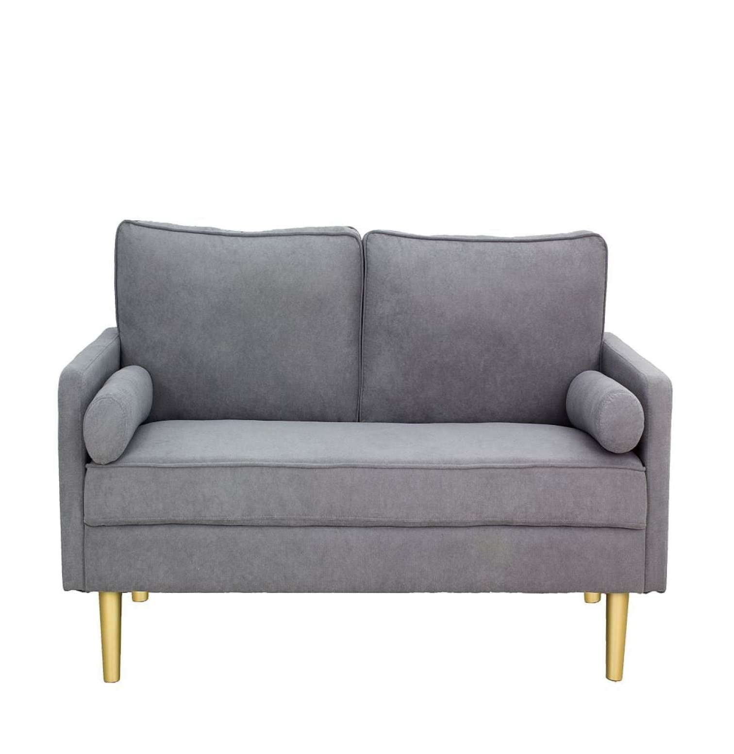 Curated visual reference: Visual Reference: Fabric Sofa Fn2052 Gy Wooden Frame Couch Modern Living Room