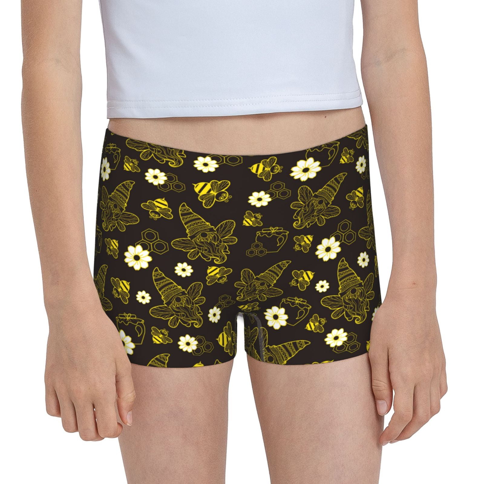 Easygdp Gnomes With Honey And Bees Girls Hipster Cotton Underwear