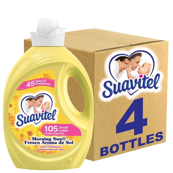 Fabric Softener, Morning Sun, 105 oz (Pack of 4)