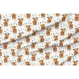  Cow Print Fabric by The Yard, Cowhide Upholstery Fabric, Cow  Animal Skin Decorative Fabric, Highland Cow Farmhouse Indoor Outdoor  Fabric, DIY Art Waterproof Fabric, Brown Beige, 1 Yard
