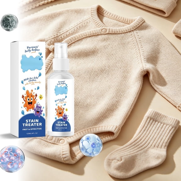 Fabric Stain Remover Spray Deep Penetrating Enzyme Cleaner Delicate Fabric Clothes Upholstery Curtain Carpet Oil Wine Stain Remover