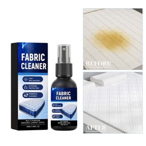 Fabric Stain Remover Spray for Sofa Carpet Mattress Upholstery Clothes Spot Cleaner Portable No Rinse Fast Acting Textile Cleaning Solution Travel Size Emergency Stain Removal 50ml