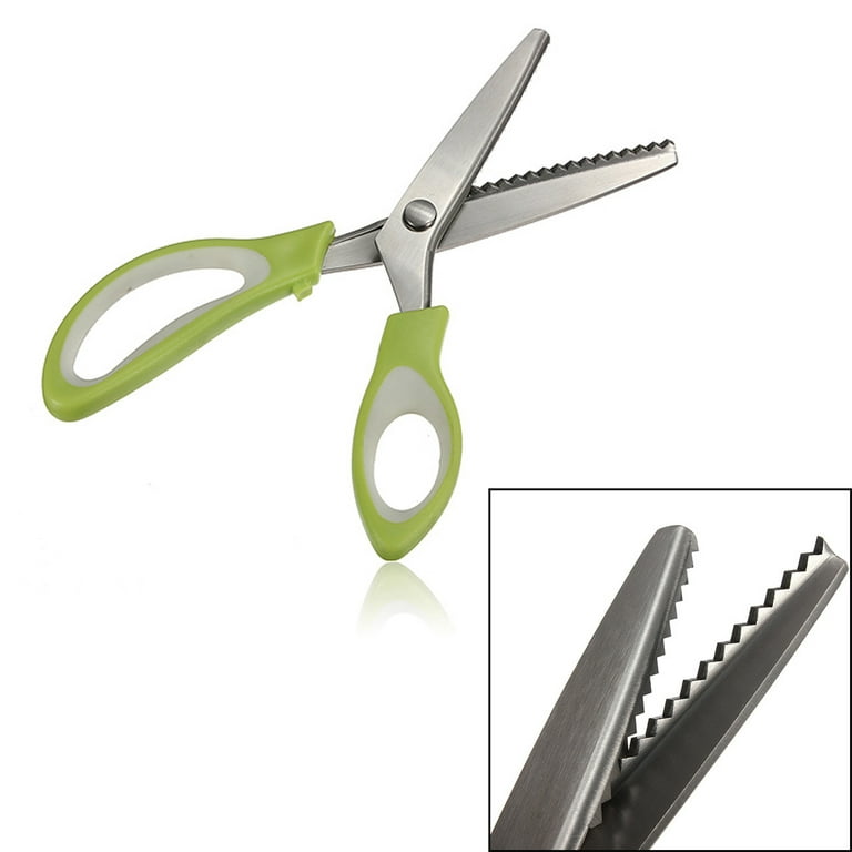 Fiskars 9 Pinking Shears Scissors Orange Handle Zig Zag Cut For Crafts &  Fabric