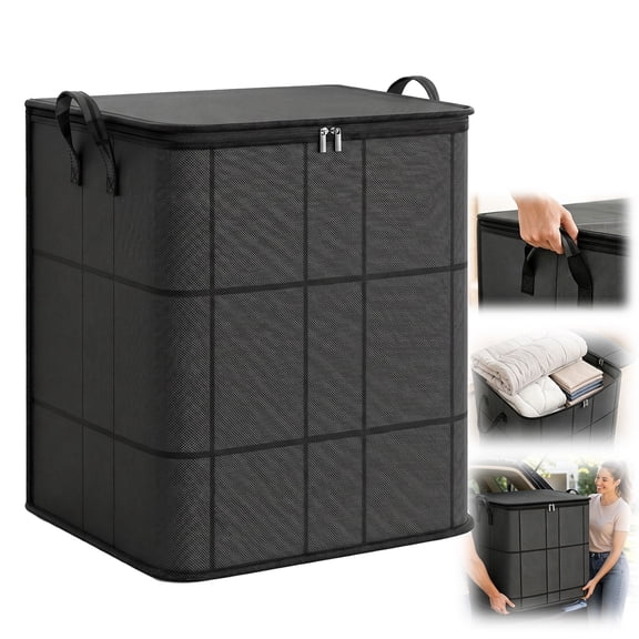 Fabric Storage Bags with Handles, Heavy Duty Portable Moving, Water-Resistant (29 gal)