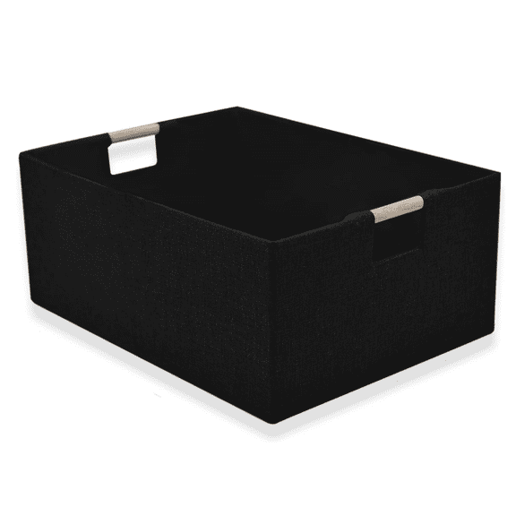 Fabric Storage Basket for Shelves - D rative Baskets Storage Box Cubes Containers W/Handles for Closet Shelf Nursery Toy, Home, Office, Books,Bathroom