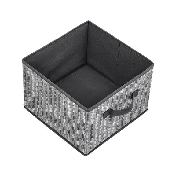 Fabric Storage Bin for Clothes Toys and Household Items - Desktop Organizer Box for Closet Shelf or Dresser - Soft Collapsible Container for Organization and Decluttering - Non-Woven Storage Cubes