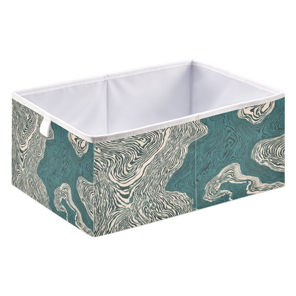 Fabric Storage Bins Foldable Cube For Home Organization Baskets Abstract Expressionism