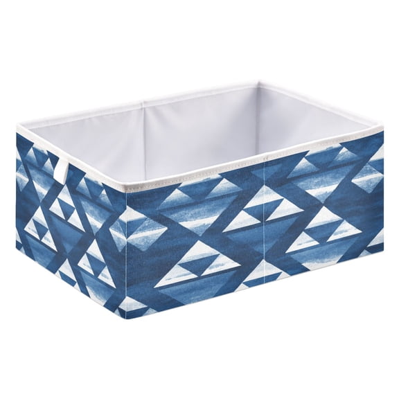 Fabric Storage Bins Foldable Cube For Home Organization Baskets An Aztec Tribal Design