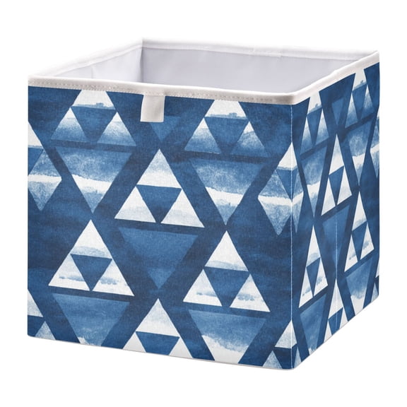 Fabric Storage Bins Foldable Cube For Home Organization Baskets An Aztec Tribal Design