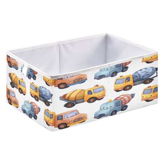 Fabric Storage Bins Foldable Cube For Home Organization Baskets Concrete Mixer
