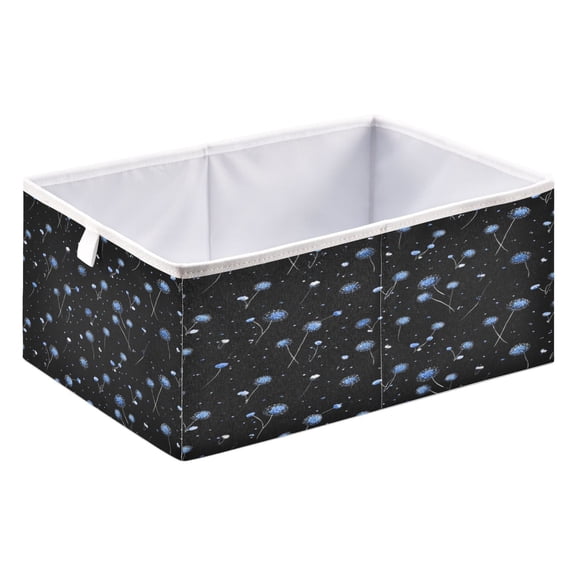 Fabric Storage Bins Foldable Cube For Home Organization Baskets Dandelions