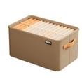 thumbnail image 1 of Fabric Storage Bins with Handles, 13.78X9.84X8.66inch Collapsible Sturdy Storage Baskets, Large Capacity Closet Organizers, Durable Foldable Containers for Clothes, Toys, Bedroom, Home Organization, 1 of 4