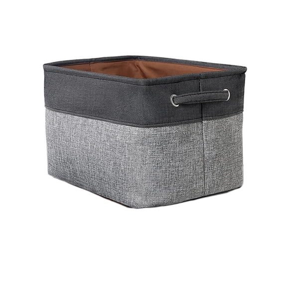Fabric Storage Bins for Shelves 1 Pack | 15x10x10" Closet Storage Bins for Shelves | Cloth Baskets for Organizing | Linen Closet Organizers | Fabric Basket(Black Border)