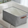 thumbnail image 1 of Fabric Storage Bins for Shelves, Linen Storage Baskets for Organizing, Decorative Closet Bins for Clothes, Home, 1 of 6