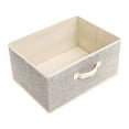 thumbnail image 1 of Fabric Storage Box Desktop Organizer, Soft Cloth Clothing and Toy Container for Home Organization, Wardrobe and Furniture Space-saving Sundries Bin, 1 of 7