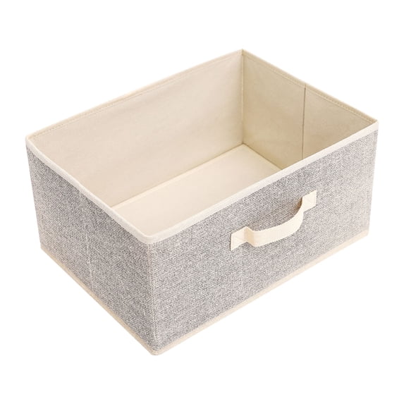 Fabric Storage Box Desktop Organizer, Soft Cloth Clothing and Toy Container for Home Organization, Wardrobe and Furniture Space-saving Sundries Bin