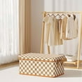 thumbnail image 1 of Fabric Storage Box with Reinforced Steel Frame, Waterproof Clothes Organizer Container, Square Storage Bin with Dustproof Cover for Home Organization, Closet, Bedding and Toys Storage, 1 of 6