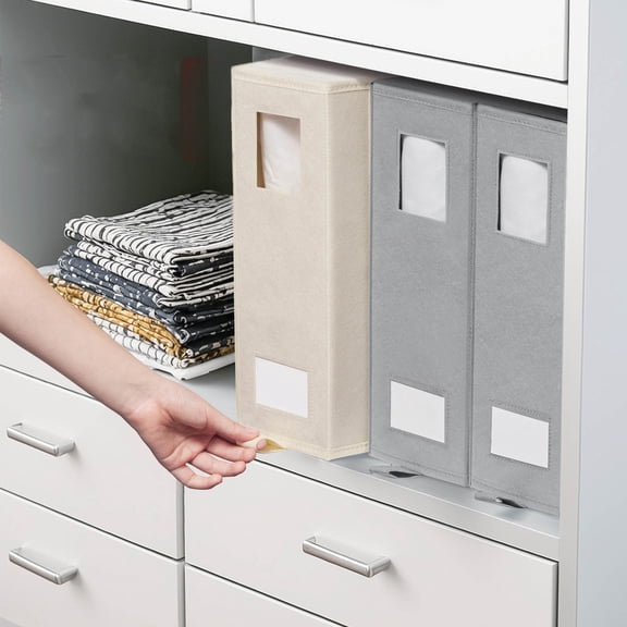 Fabric Storage Box Set for Clothes and Bedding with Secure Lid and Foldable Design for Easy Home Organization and Bedroom Closet Storage Solutions Akmoler