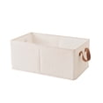 thumbnail image 1 of Fabric Storage Box with Steel Frame & Handle | Foldable Closet Organizer for Clothes & Toys | 18x11x8 Inch Collapsible Shelf Bin | Stackable Linen Storage Basket for Home & Nursery, 1 of 1
