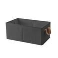 thumbnail image 1 of Fabric Storage Box with Steel Frame | Collapsible Closet Organizer with Handle | 18X11X8 Inch Foldable Storage Basket for Clothes, Toys & Books, 1 of 1