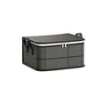 thumbnail image 1 of Fabric Storage Organizer Bags, Dark Gray Non-Woven Foldable Zippered Storage Totes with Reinforced Handles for Clothes, Blankets, Linens and Household Items, 1 of 5