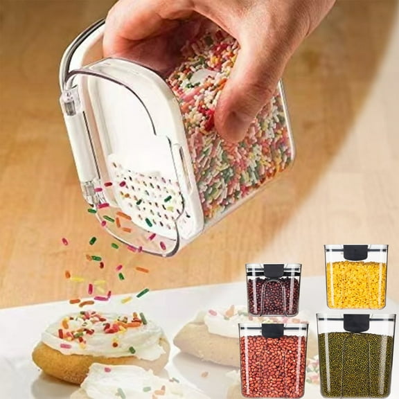 Fabric Storage, Storage Containers with Lids, Grain Vacuum Jar 2000ml Coffee Snack Dried Fruit Storage Kitchen Everyday Freshness, Storage Bins for Clothes, Fabric Storage Cubes