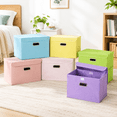 Collapible Container Fabric Storcube Bfoldable Organizer Container Collapsible Basket With ...
