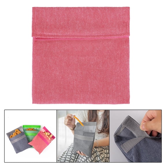 Fabric Store Preserves Container Reusable Multifunctional Food Storage Bag snack storage bag Sandwich Bag Rose