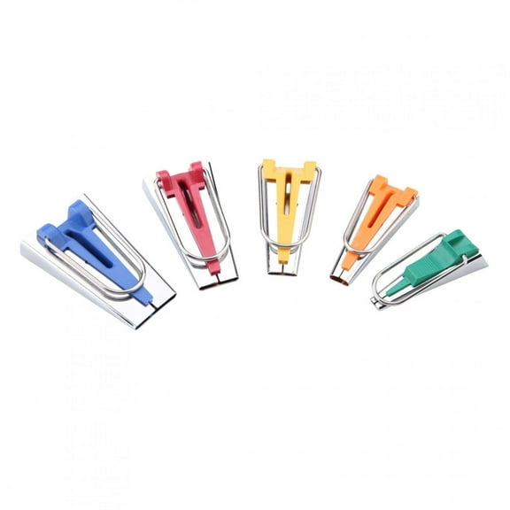 Fabric Tape Maker Tool Set Sewing Quilting Bias Binding Maker Set of 5