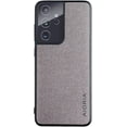 thumbnail image 1 of Fabric Texture Soft Frame Phone Case Cover for Samsung Galaxy Note 20 Ultra 10 Plus Lite, Business Personality Back Cover Bumper(Light Grey,Note 20 Ultra), 1 of 7