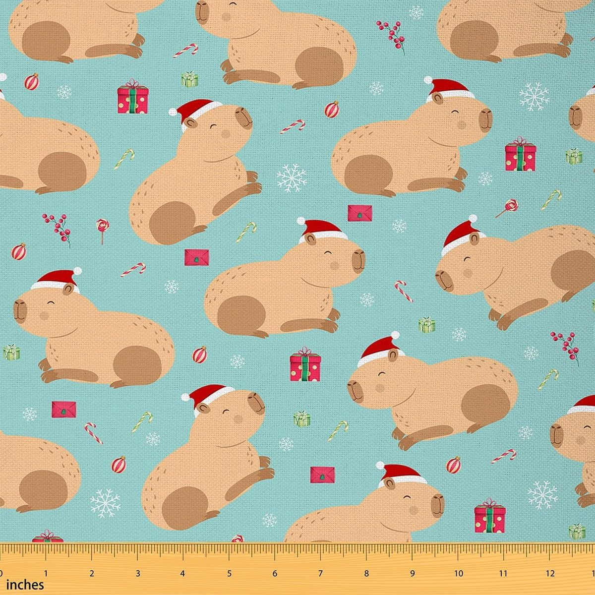 Fabric by The Yard 3 Yards Deer Bear Hunting Antlers Decorative