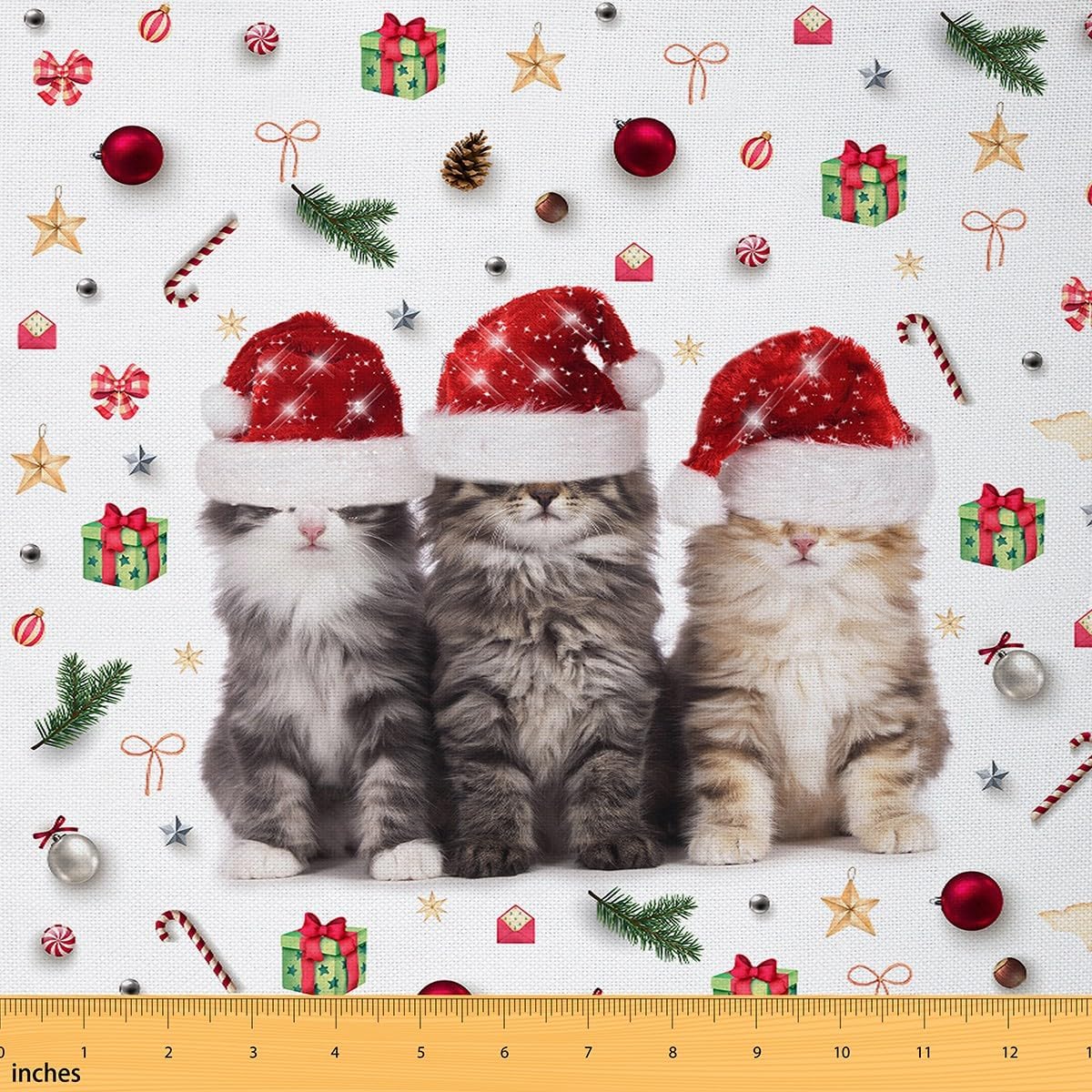 Fabric by The Yard 3 Yards Deer Bear Hunting Antlers Decorative