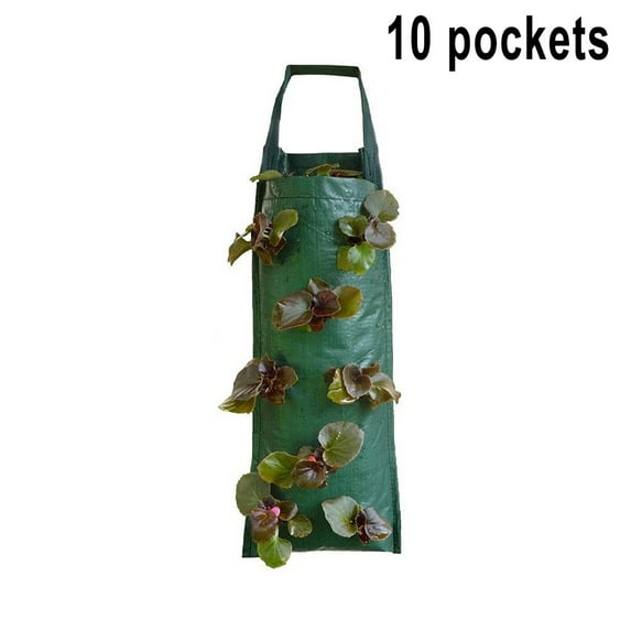 Fabric Tomato Strawberry Hanging Planter Flower Pouch Trailing Plants Grow Bag