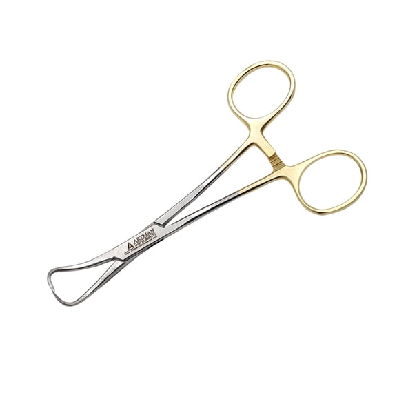 Fabric Towel Clamp for Beach Towels Gold Plated 5" by Wise Linkers