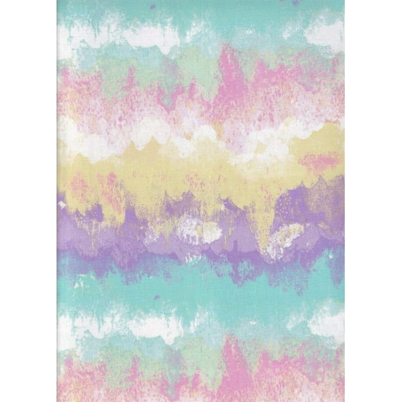 Fabric Traditions Easter Pastel Tie Dye Cloud Blender 100% Cotton