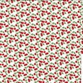 thumbnail image 1 of Fabric Tradtions 44" 100% Cotton Novelty Cherries Sewing & Craft Fabric By the Yard, White, Red and Green, 1 of 2