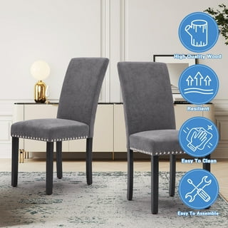 Walmart upholstered dining outlet chairs