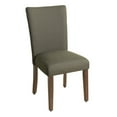 thumbnail image 1 of Fabric Upholstered Wooden Parson Dining Chair with Splayed Back and Tapered Front Feet, Brown, 1 of 6