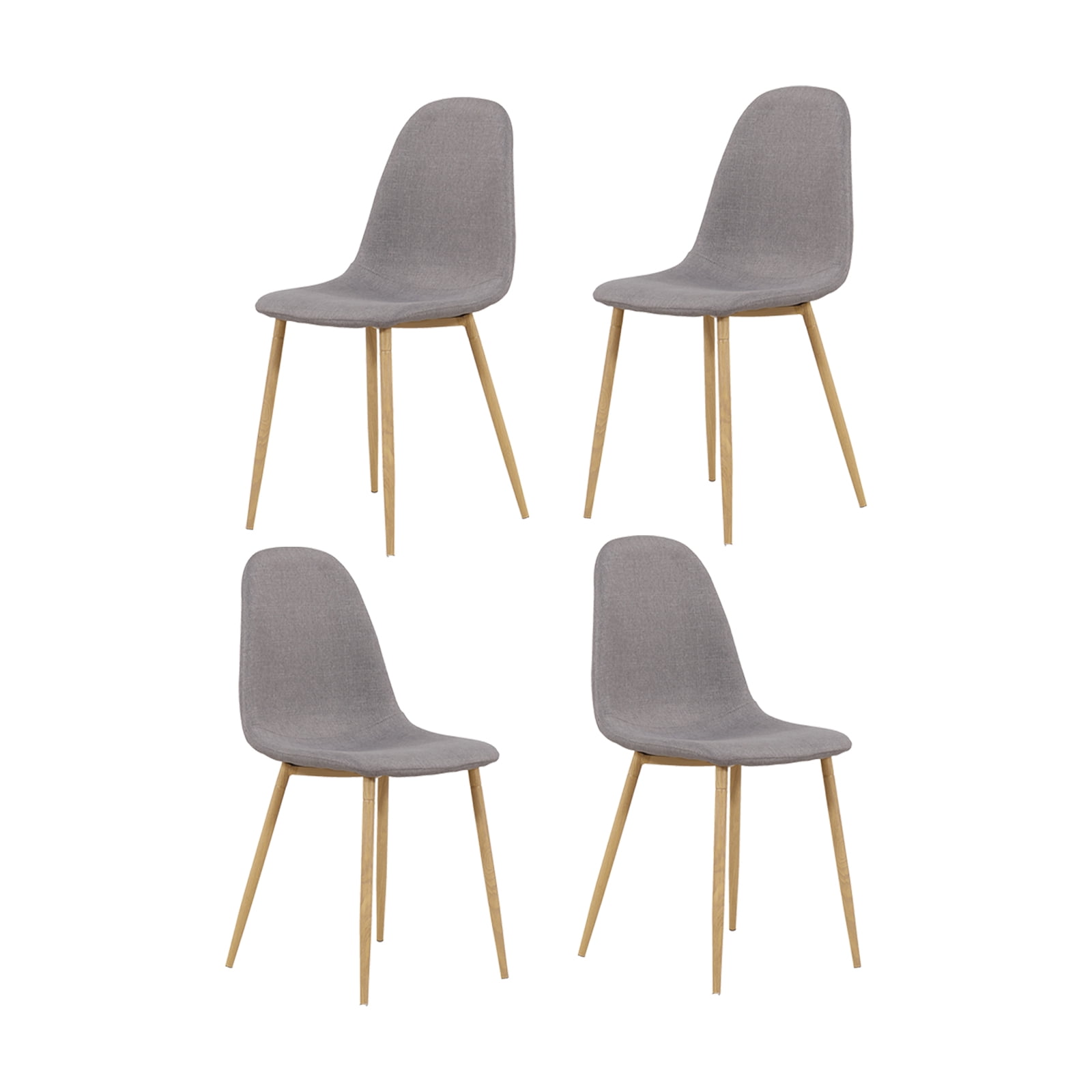 Fabric Upholstery Dining Chairs Mid Century Modern Side Chairs ...