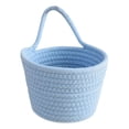 thumbnail image 1 of Fabric Wall Hanging Baskets,Cotton Rope Hanging Storage Basket, Multi-Purpose Woven Organizer, Woven Pouchs, Storage Organizers and Decoration Pocket Caddy Bins for Home Kitchen Door, 1 of 7