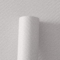 Fabric Wallpaper Textured Contact Paper (24in X 393in) Grasscloth Wallpaper Peel and Stick Faux Linen Wall Paper Waterproof Vinyl Self Adhesive (Light Gray)