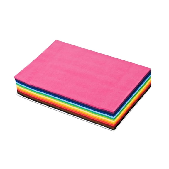 Fabric Weatherproof Cut Sheet, 12 x 18 Inches, Assorted Color, Pack of 270