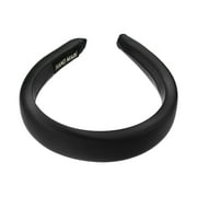 Fabric Wide Headbands Simplicity Design Classic Style 1.18inch Black for Women Girl