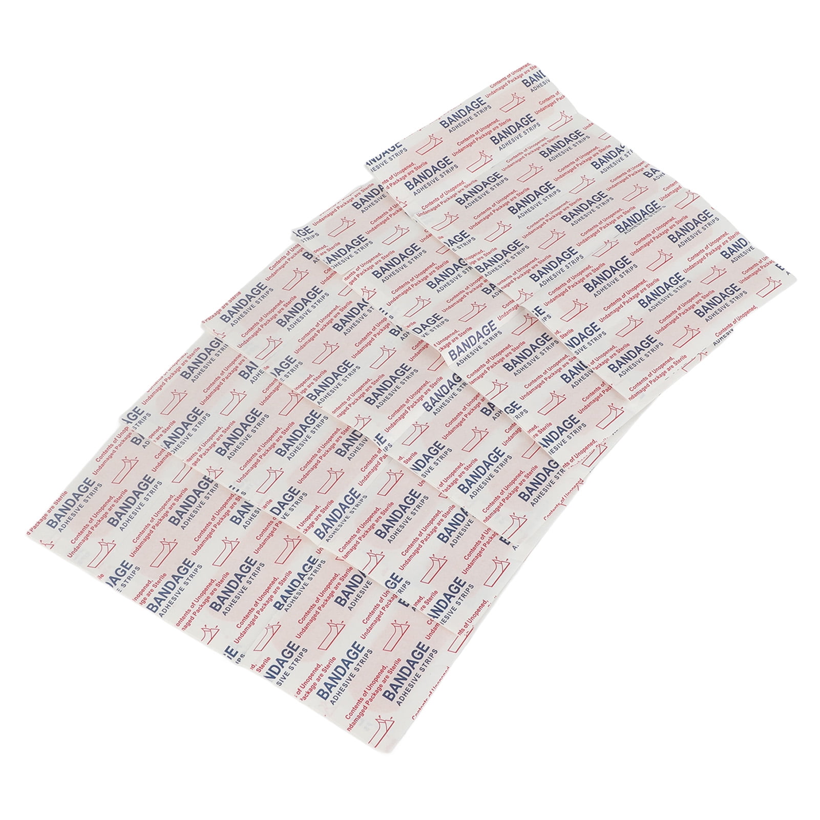 Fabric Wound Bandages, Large Fabric Adhesive Bandages 50pcs Disposable