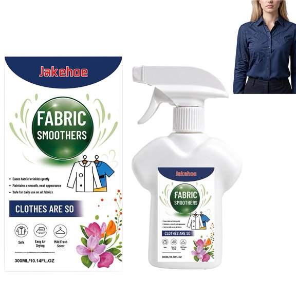 Fabric Wrinkle Release Spray - 300ml Static Eliminator for Clothes and Travel